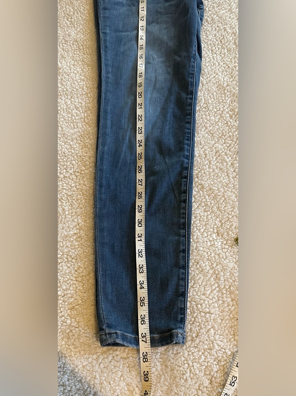 Amazon Essentials Women’s Denim Blue Pull On Jegging size 10 Regular - Picture 6 of 9